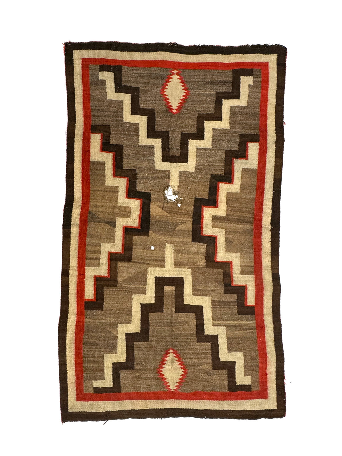 Navajo Ganado Rug c. 1910s, 94" x 55"