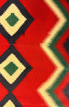 Navajo Germantown Blanket c. 1890s, 44.5" x 22"