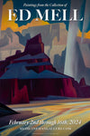 "Life Blood of the Desert" Ed Mell 2024 Exhibition Poster