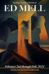 "Tall Cloud" Ed Mell 2024 Exhibition Poster