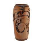 Hopi Polychrome Cylinder Vase c. 1920s, 13.25" x 6.5"