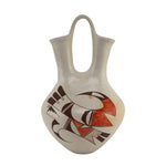 Fawn Navasie (b. 1959) - Hopi Polychrome Wedding Vase c. 1970s, 12" x 7.5"