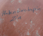 Helen Gachupin (1931-1999) - Large Zia Polychrome Olla with Rainbird and Deer Pictorials c. 1970s, 12" x 14"