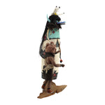 Homer Sowtey - Zuni Pueblo Shalako and Koyemsi Katsina Doll Pair c. 1980s, 28" x 15" x 8.5"
