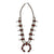 Navajo - Coral and Silver Squash Blossom Necklace c. 1980-90s, 25" length