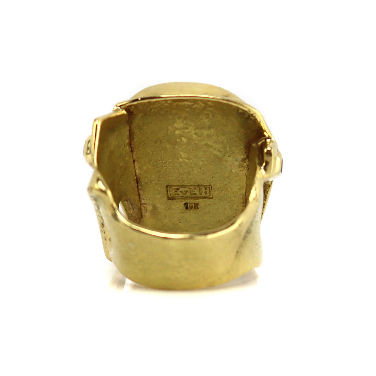 Eveli Sabatie - Sugilite 18K Gold Ring c. 1990s, size 9