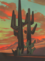 Ed Mell - Sonoran Kings (Lithograph) Edition of 200