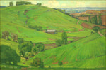 William Wendt (1865-1946) - Fields of Cornwall