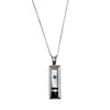 Veronica Benally - Navajo Contemporary Multi-Stone Inlay and Sterling Silver Necklace, 22" length
