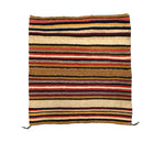 Navajo Single Saddle Blanket c. 1920-30s, 33" x 30"