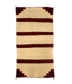 Navajo Double Saddle Blanket c. 1920-30s, 55" x 30"