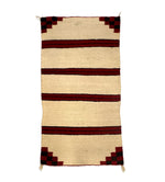 Navajo Double Saddle Blanket c. 1920-30s, 55" x 30"