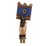 Hopi Poli Sio Mana Kachina with Custom Stand c. 1920-30s, 13" x 4.5" x 2" (K1690)