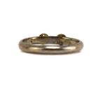 Non-Native Contemporary 14K Gold and Silver Ring, size 6.5 (J13998-202)