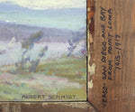 Albert Schmidt (1885-1957) - Looking Through Eucalyptus Trees (Double-Sided Painting)