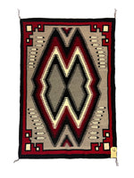Naa Bah Goldtooth - Navajo Ganado Rug c. 1980s, 68" x 48"