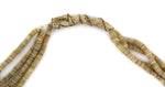 Santo Domingo (Kewa) - 4-Strand Coral Branch and Heishi Necklace c. 1980-90s, 32" length (J15531)