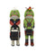 Lot 007 Pair of Ernest Moore (b. 1935) Hopi Pieces - Frog Kachina and Frog Maiden