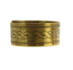 Awa Tsireh (1895-1955) - San Ildefonso - Brass Bracelet with Stamped Design c. 1930s, size 6.5