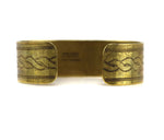Awa Tsireh (1895-1955) - San Ildefonso - Brass Bracelet with Stamped Design c. 1930s, size 6.5