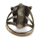 Navajo - Turquoise and Silver Ring c. 1940-50s, size 7