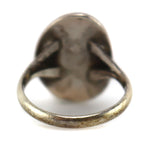 Navajo - Morenci Turquoise and Silver Ring c. 1950s, size 6