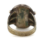 Navajo - Turquoise and Silver Ring c. 1930s, size 6.5