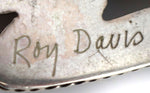 Roy Davis - Navajo - Multi-Stone Inlay and Silver Kachina Ring c. 1950s, size 8