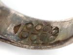 Navajo - Morenci Turquoise and Silver Ring c. 1950s, size 7.25