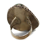 Navajo - Turquoise and Silver Ring c. 1950s, size 8