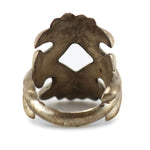 Navajo - Silver Sandcast Ring c. 1950s, size 9