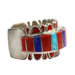 Vernon Haskie - Contemporary Navajo Multi-stone Inlay Bracelet, size 7