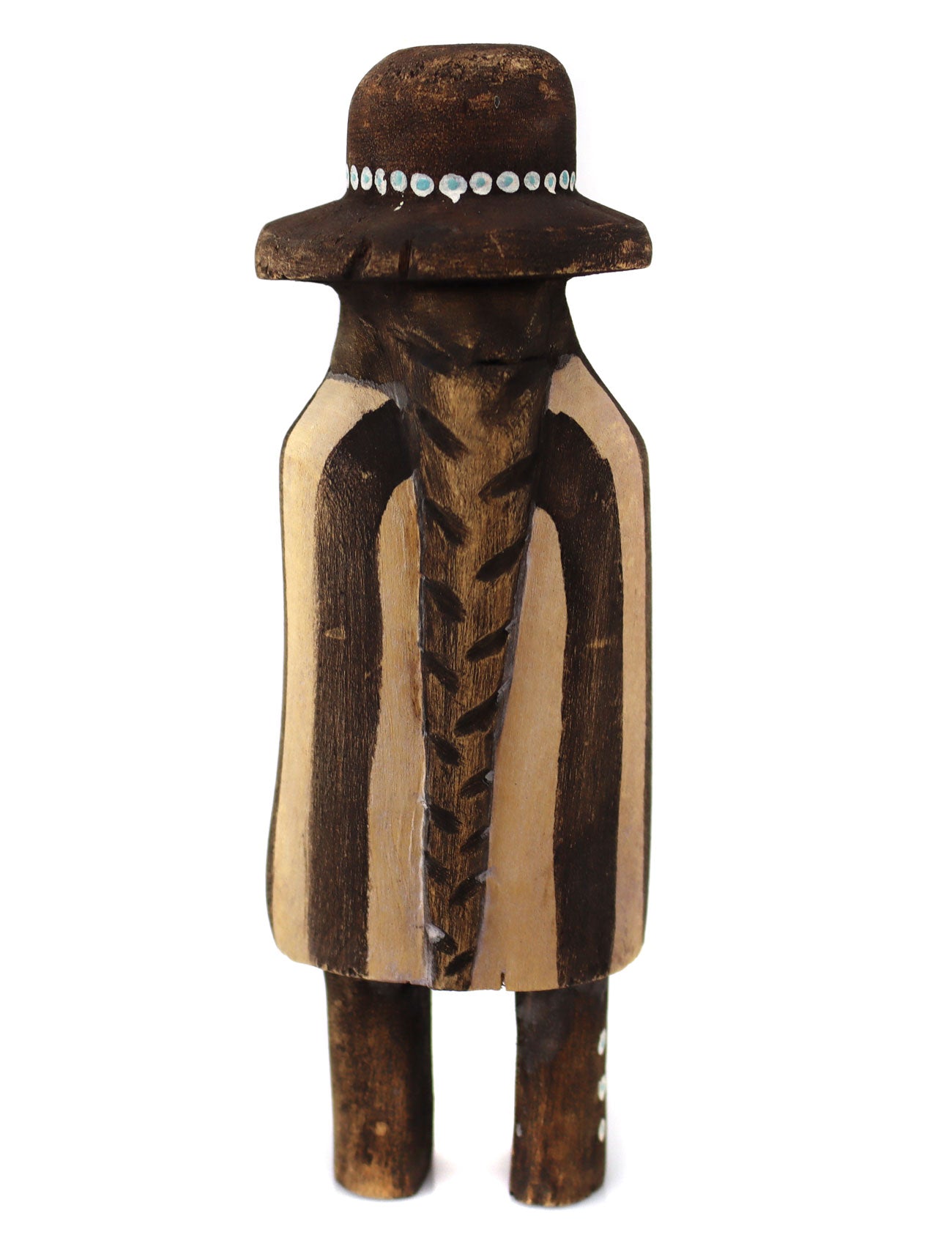 Robin Willeto (b. 1962) - Pair of Navajo Cottonwood Carved Figures of