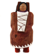 Robin Willeto (b. 1962) - Pair of Navajo Cottonwood Carved Figures of Man and Woman