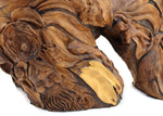Robin Baker - Large Molokai Hawaiian Wood Carved Sculpture, 14.75" x 24" x 13"