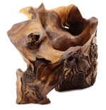 Robin Baker - Large Molokai Hawaiian Wood Carved Sculpture, 14.75" x 24" x 13"