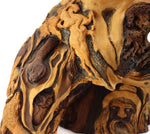 Robin Baker - Large Molokai Hawaiian Wood Carved Sculpture, 14.75" x 24" x 13"