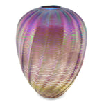 Louis Via - Philabaum Glass Opalescent Swirl Vase, 10" x 7"