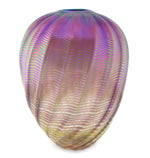 Louis Via - Philabaum Glass Opalescent Swirl Vase, 10" x 7"