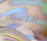 Louis Via - Philabaum Glass Opalescent Swirl Vase, 10" x 7"