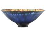 Rose Cabat (1914-2015) - Onion Glaze Bowl with Midnight Blue Exterior, 3" x 8"