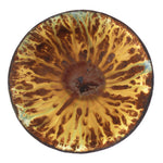 Rose Cabat (1914-2015) - Onion Glaze Bowl with Midnight Blue Exterior, 3" x 8"