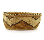 Tohono O'odham Polychrome Squash Blossom Basket c. 1970-80s, 3.5" x 9"