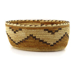 Tohono O'odham Polychrome Squash Blossom Basket c. 1970-80s, 3.5" x 9"