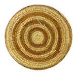 Tohono O'odham Polychrome Squash Blossom Basket c. 1970-80s, 3.5" x 9"