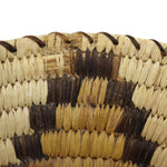 Tohono O'odham Polychrome Squash Blossom Basket c. 1970-80s, 2.75" x 12.75"