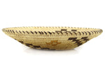 Tohono O'odham Polychrome Basket with Whirling Logs Design c. 1970-80s, 2.25" x 13"