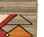 Navajo Double Saddle Blanket c. 1915, 49.5" x 34"