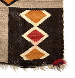 Navajo Double Saddle Blanket c. 1915, 49.5" x 34"