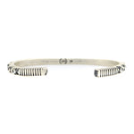 Sam Patania - Silver Bracelet with Carved Design, size 6.5 (J91699-0520-001) 2
